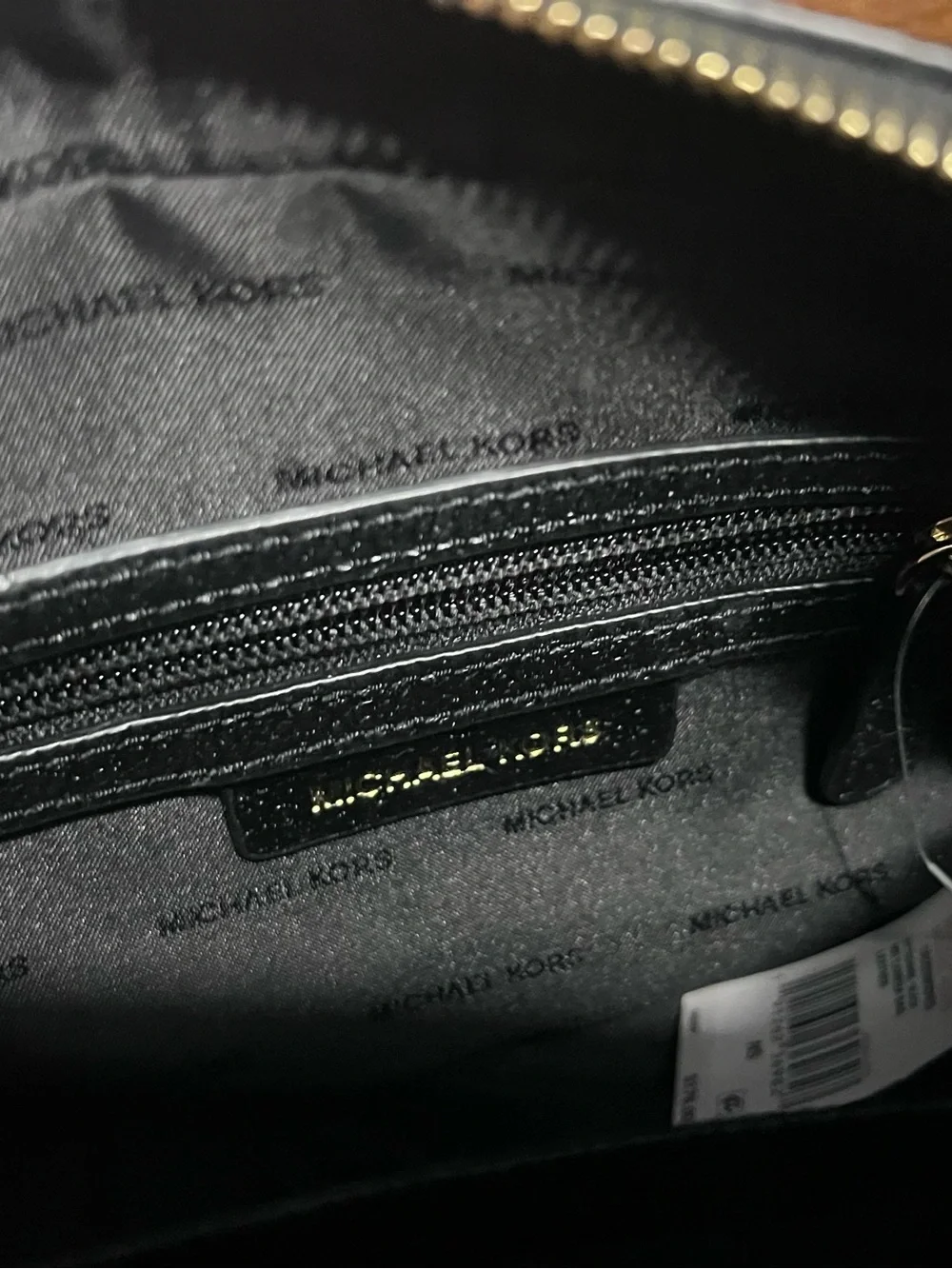 Michael Kors Black Crossbody Camera Bag with Tassel